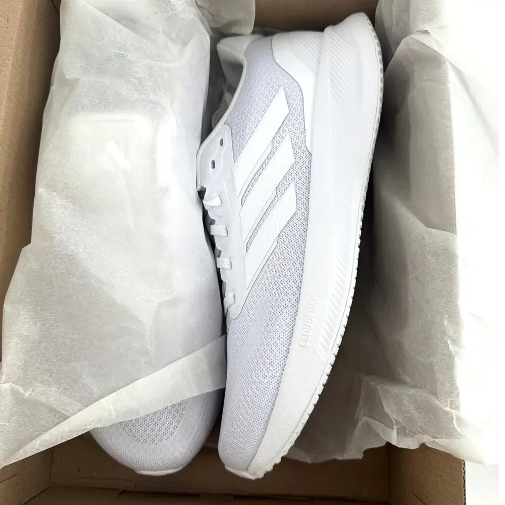 Adidas Men's Cloud White Runfalcon 5 Running Shoes Size 9